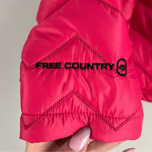 Ladies Free Country Puffer Zip Up Jacket Size Small - Picture 6 of 7